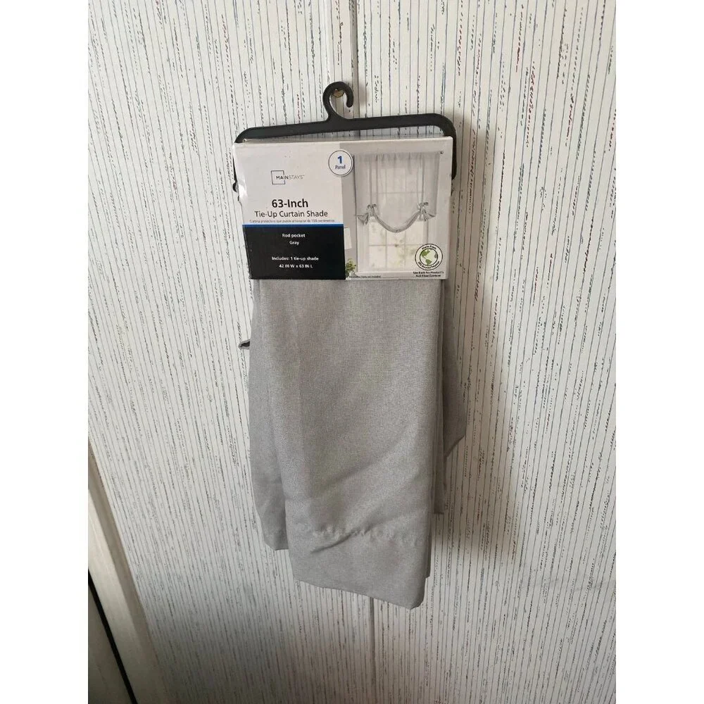 Main Stay Curtain Tie Up Curtain Shade New with Tag